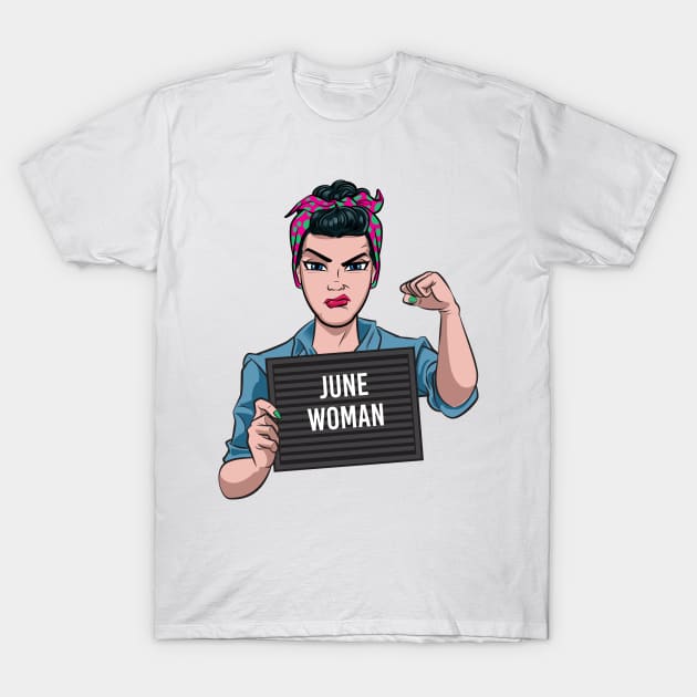 June Woman T-Shirt by Surta Comigo